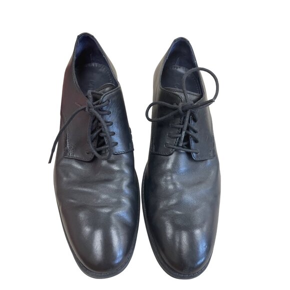 Cole Haan Mens Black Leather Lace-Up Oxford Dress Shoes Size 9M